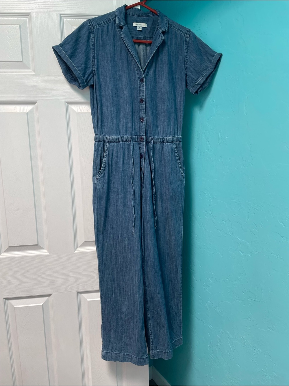 Free Assembly 100% Cotton Jumpsuit